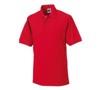 Russell - Poloshirt Strapazierfähig für Herren (Leuchtend Rot) S