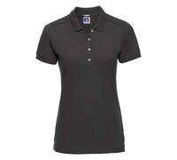 Russell - Poloshirt Stretch für Damen (Schwarz) S