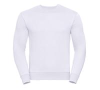 Russell - Sweatshirt für Herren angesetzte Ärmel (Weiß) L
