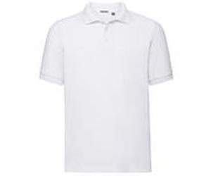 Russell Tailliertes Herren Stretch Polo-Shirt Herren tailliert R-567M-0 white S