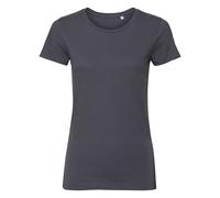 Russell Womens/Ladies Authentic Pure Organic Tee (Convoy Grey) S