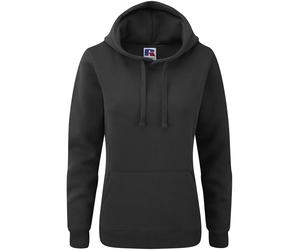 Russell Womens Premium Authentic Hoodie (3-Lagen-Gewebe) (Schwarz) M