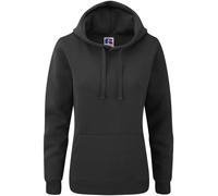 Russell Womens Premium Authentic Hoodie (3-Lagen-Gewebe) (Schwarz) XS