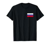 Russland Flagge Rossija Land Russia Russe Russisch Deko T-Shirt