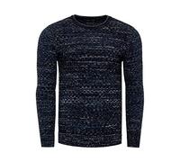 Rusty Neal FR13331 Herren Strickpullover Kapuzenpullover Hoodie Pullover, Größe S-6XL:S, Farbe:Marine