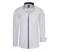 Freizeit-Hemd mit Doppel-Knopf-Verschluss 3XL