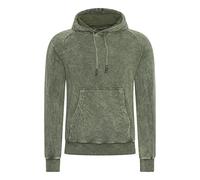 Kapuzensweatshirt RUSTY NEAL, Herren, Gr. XL, grün (khaki), 100% Baumwolle, unifarben, casual, ohne Ausschnitt, Sweatshirts, in verwaschenem Design (17327558-XL) khaki