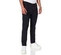 Straight-Jeans RUSTY NEAL "MELVIN", Herren, Gr. 33, Länge 34, schwarz, 98% Baumwolle, 2% Elasthan, unifarben, casual, lang, Jeans, im klassischen 5-Pocket-Stil (34150568-33) schwarz