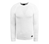 Rusty Neal FR13318 Herren Strickpullover Kapuzenpullover Hoodie Pullover, Größe S-6XL:XL, Farbe:Weiß