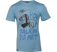 Rusty Stitches You Talkin To Me T-Shirt, blau, Größe S für Männer