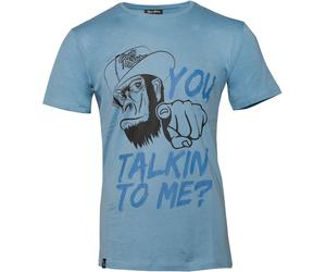 Rusty Stitches You Talkin To Me T-Shirt, blau, Größe S für Männer