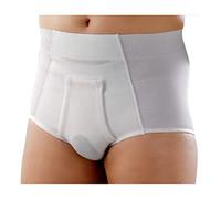 Rutschfeste elastischer Herren Slip GESCHLOSSEN - Weiße Farbe - Art. 316 Größe 4 > 86-90 cm