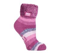 Rutschfeste, niedrig geschnittene Thermo-Slipper-Bettsocken für Damen mit Griffen 4-6,5