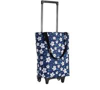 RUVOO Einkaufswagen Treppensteiger Trolley Einkaufstasche Mit Rollen, Faltbar, Leicht, Tragbar, Großes Fassungsvermögen, Klappbar