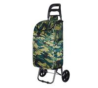 Einkaufswagen Treppensteiger Trolley Tragbare Einkaufswagen-Rolltasche Mit 2 Rädern Und Zusammenklappbarer Reißverschlusstasche Mit Faltdesign Einkaufstrolley Klappbar
