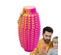 Ruwshuuk 3D- , Schlüsselanhänger, Dekompression, tragbar, Anti-Stress, für Büro, Erwachsene, Tasche, Geschenk, Geburtstag, Kinder, Roter und goldener Farbverlauf, Se référer au descriptif