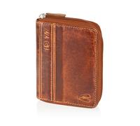 camel active Melbourne High Zip Wallet Brown