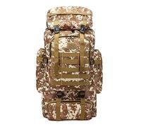 RVUEM Wanderrucksack FüR MäNner, 80L MilitäRtaschen Mit GroßEm FassungsvermöGen, Wasserdichter Fluchtrucksack, Notfallrucksack, FüR Reisen Camping Jagd Trekking Klettern,006,72 * 34 * 17CM