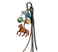 RWAJZAX Kreativer Schlüsselanhänger Mit 3D Würfeln Und Pferdeanhänger Schlüsselanhänger. Stilvolle Auto Innendekoration Für Individualisten Die Stil Suchen. Stilvolle Auto Innendekoration