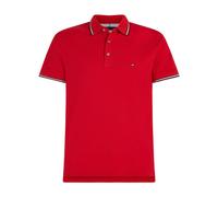 Rwb Tipped Slim Polo von Tommy Hilfiger in der farbe Rot und in größe L. L