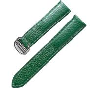 RWCCCRW Echtes Leder Uhrenarmband für Cartier Tank Solo Herren Damen Armband Faltschließe Gürtel 17mm 20mm 22mm 23mm 25mm