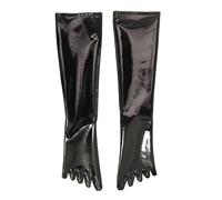 Rxgiasup Fünf Finger Socken aus Kunstleder, elastische Kanten, atmungsaktiver Stoff, glänzende Strumpfhosen, Strümpfe für Partys und Freizeitkleidung, glänzende formelle Freizeitsocken