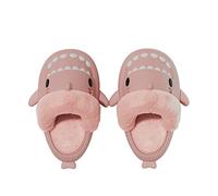 RXLLDOLY Winter 3D Shark Slides, Herausnehmbare Innenseite Weiche Cloudyz Hai Hausschuhe Schlappen für Damen Herren, wasserdichte rutschfest Plüsch Slippers für drinnen draußen Pantoffeln