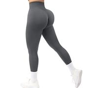 RXRXCOCO Damen Blickdicht Nahtlose Leggings Lang Figurbetonte High Waisted Bauchweg Sports Laufhose Gym Leggings
