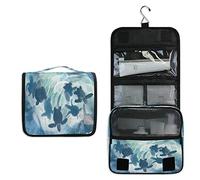 RXYY Hängend Kulturtasche Blau Meer Schildkröte Aquarell ausklappbar Bad Turnhalle Kulturbeutel Veranstalter tragbar kosmetisch Waschtasche für Frauen Mädchen