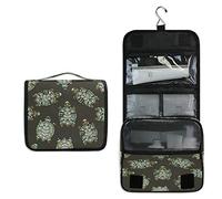 RXYY Hängend Kulturtasche Ethnisch Meer Schildkrötes Muster ausklappbar Bad Turnhalle Kulturbeutel Veranstalter tragbar kosmetisch Waschtasche für Frauen Mädchen