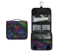 RXYY Hängend Kulturtasche Meer Schildkröte Boho ausklappbar Bad Turnhalle Kulturbeutel Veranstalter tragbar kosmetisch Waschtasche für Frauen Mädchen