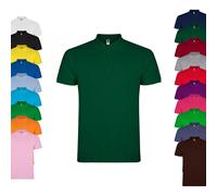 RY6638 Roly STAR Herren Poloshirt Navy Blue 3XL