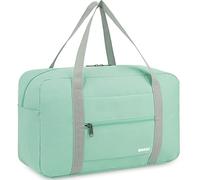 Ryanair Handgepäck 40x30x20, 40x20x25 Handgepäck Tasche für Flugzeug Reisetasche Klein Faltbare Sporttasche Weekender Koffer für Herren und Damen von WANDF(Minzgrün 20L)