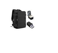 Ryanair Handgepäck Rucksack 40x20x25 Handkabinengepäck Reiserucksack 40x30x20 Unter Dem Sitz Flugzeug Handgepäck Rucksack Reisetasche Weekendertasche Wanderrucksack Lässiger Tagesrucksack,E1-schwarz