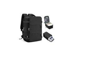 Ryanair Handgepäck Rucksack 40x20x25 Handkabinengepäck Reiserucksack 40x30x20 Unter Dem Sitz Flugzeug Handgepäck Rucksack Reisetasche Weekendertasche Wanderrucksack Lässiger Tagesrucksack,E1-schwarz