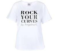 RYC by Angelina Kirsch Curvy Damen T-Shirt White 50, White