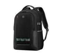 Ryde Laptop-Rucksack 16" mit Tablet-Fach, recycelt, kompakt, Schwarz