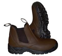 RYOM Footwear Stiefelette Rune aus Leder mit PU Sohle, Arbeitsschuhe, Chelsea Boots, Braun Gr 46