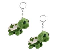 Rzcin Mini-Schlüsselanhänger mit Meeresbewohnern, Schildkröte, Puppe, Geschenk, Cartoon-Taschenanhänger, Plüsch-Schlüsselanhänger, Dekoration, Plüsch-Schlüsselanhänger, Auto-Schlüsselanhänger