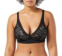 S by sloggi Damen Seven P Padded BH, Black, L