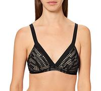 S by sloggi Damen Seven Soft Bra Bügelloser BH, Black, M
