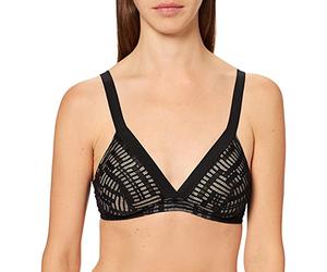S by sloggi Damen Seven Soft Bra Bügelloser BH, Black, M