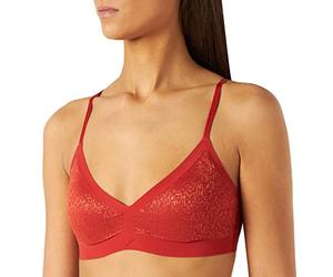 S by sloggi Damen Superb P Padded BH, Haute Orange, M