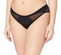 S by sloggi Damen Symmetry Low Rise Cheeky Slip, Black, 44