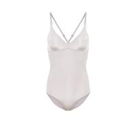 S by sloggi Symmetry Formender Damen-Body - Leichter, figurformender Bodysuit mit Mesh-Einsätzen und V-Ausschnitt
