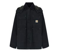 S CARHARTT WIP AMBEL BLAUE KAPUZENJACKE