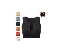 (S,Coffee)Getheyshape Shape Me up Crop Top,A Crop Top Don't Wear a Bra