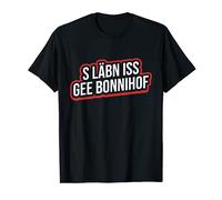 S Läbn Iss Gee Bonnihof Sächsisch Dialekt Sachsen T-Shirt
