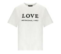 S MAX MARA WEEKEND AGILE WEISSES T-SHIRT