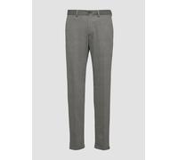 s.Oliver Pant Grey/black Größe: 46 | Maßgeschneiderte Hosen Outlet | Herren | Grau
